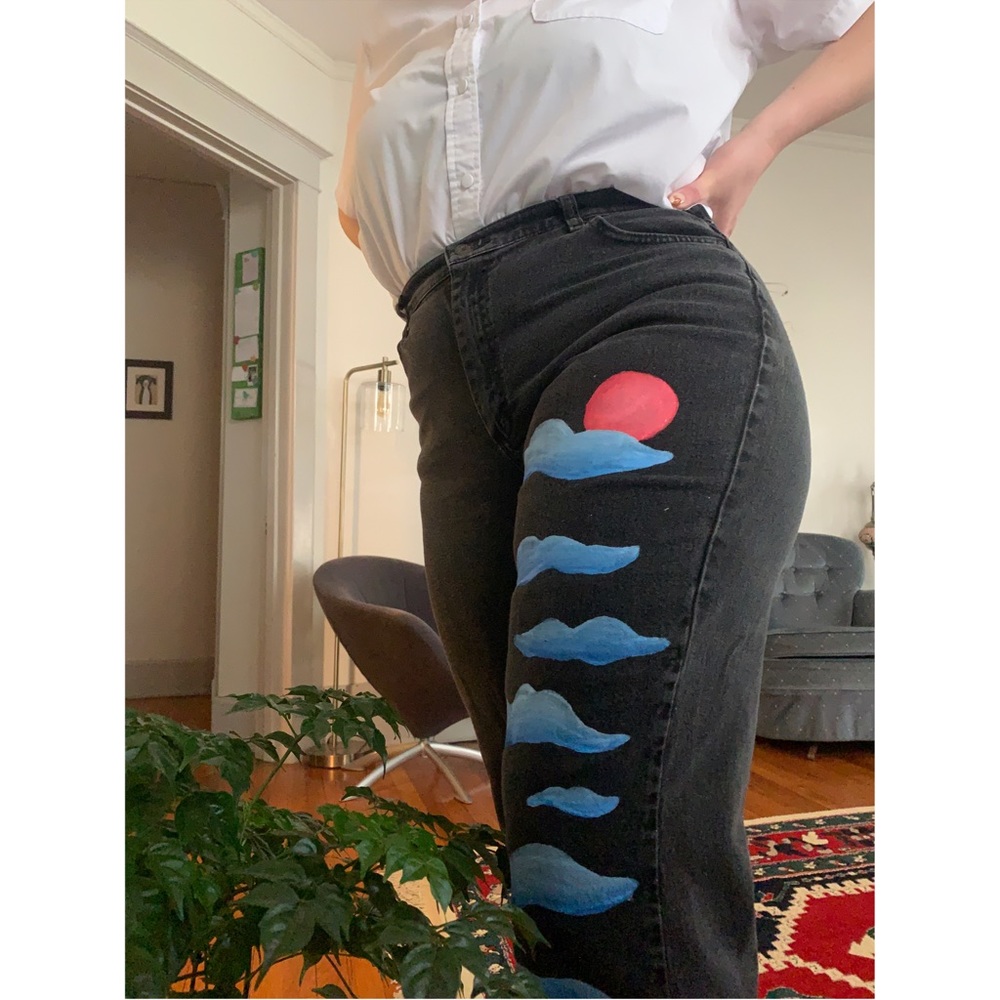 LEE | Vintage Hand Painted Jeans